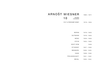 ARNO�T WIESNER - 10 DOM�