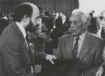 1985 - Karel Doleel a Vladimr Karfk po pednce ve Stavoprojektu