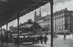 Brno - u hlavnho ndra 1905; pohlednice
